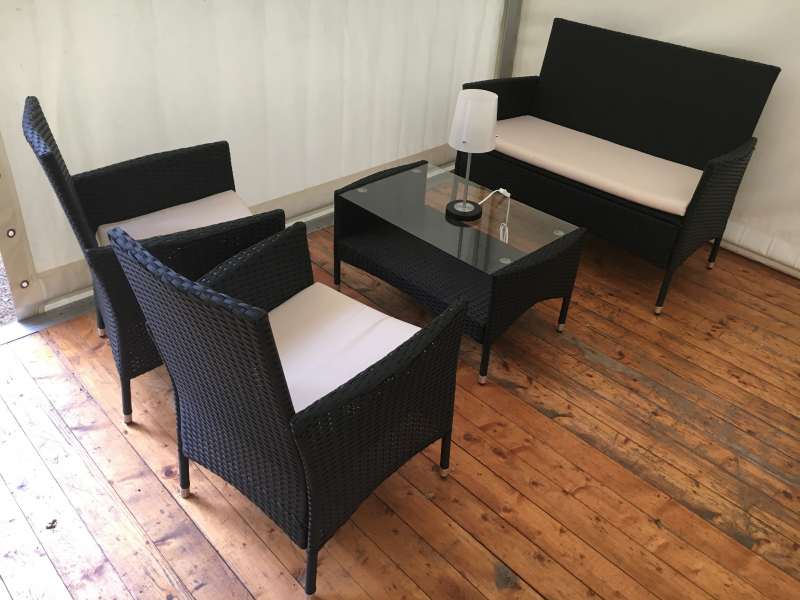 Ratanová lounge sestava